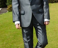 Gorgeous 1880 Club .. Boys Communion Suit with Waistcoat, Shirt, Tie and leather Belt (age 7-8yrs )