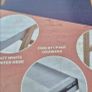 Brand New Home Comforts Desk - Matt White / Wood Legs (Unopened) Image 2