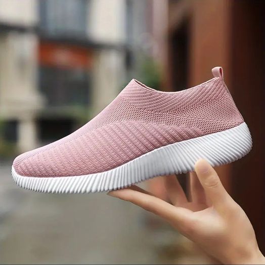 Light Pink Elastic Sock Shoes size 40