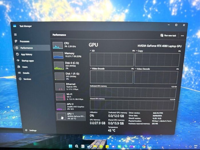 Lenovo Legion Pro 7i Gen 8  i9-13900HX / RTX 4080