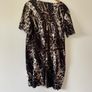 Boohoo Plus size Chain Print Scallop Hem Shift Dress - New Image 3