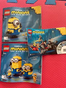 Lego instruction books for 75551 and 75549 minions
