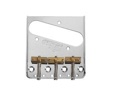 Wilkinson Bridge for Telecaster,  Compensated Brass Saddles, Dual Load (Chrome or Nickel)