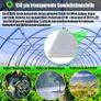 100% Virgin Materials (2M X 10M), Heavy Duty (150um/6mil) Polythene Clear Greenhouse Plastic Sheeting, 4Years Lifetime UV Resistant and 90% High Light Transmission Greenhouse Film Image 5