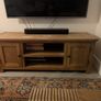 Solid Oak TV unit / TV stand Image 2