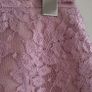 IN VOGUE mauve lace overlay skirt Sz 12 (Fit 10-12UK) Image 3