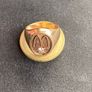 RARE McDonald's 14k Gold Signet Ring with Real Diamond Image 10