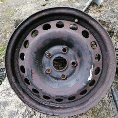15" Vw steel rim 6Jx, 15xH2,5 STUD, ET47, 1K0601,027C, (T2 stamped on inside)