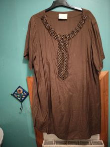 Ann Harvey brown with lovely shine dress