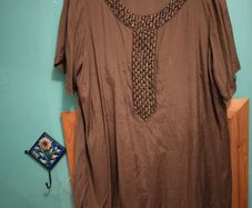 Ann Harvey brown with lovely shine dress