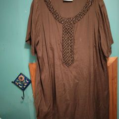 Ann Harvey brown with lovely shine dress