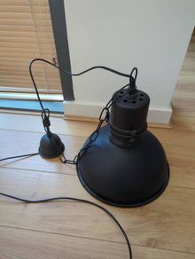 Rustic Black Ceiling Light (E27)