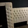 Bed frame - Double - Beige Image 3