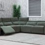 Modern Modular Corner Sofa with Recliners, USB & Wireless Charging Image 2