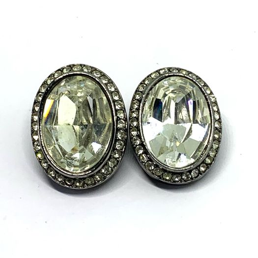 Vintage Jewelled Costume Earrings