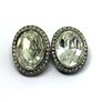 Vintage Jewelled Costume Earrings Image 2