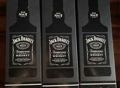 Jack daniels whiskey empty boxes
