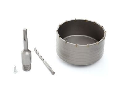 Hollow Core Drill Bit 100mm with SDS Plus Adapter / Concrete Hole Saw