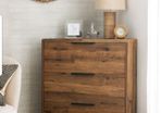 Bronx Oak Effect Corner Chest of Drawers Next