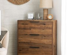 Bronx Oak Effect Corner Chest of Drawers Next