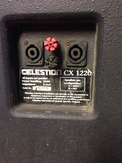 Celestion speaker set