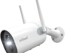 2K Wireless Security Camera Outdoor with Color Night Vision, Rechargeable Battery CCTV Camera Systems, WiFi Home Security Camera, PIR Motion Detection, Siren Floodlight, Cloud & SD Card Storage (FREE POSTAGE)