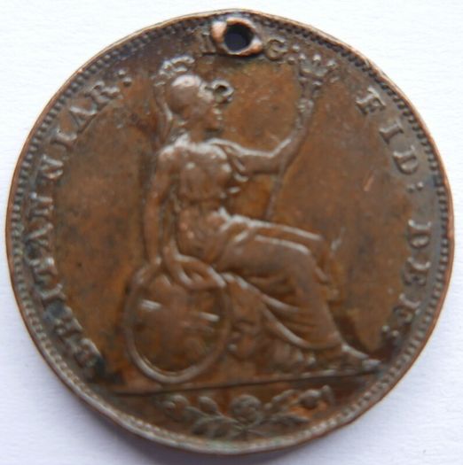 1850 Great Britain United Kingdom QUEEN VICTORIA Farthing