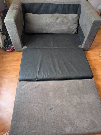 pull-out 2-seater sofa, ikea