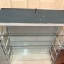 Vintage Shop Display cabinet with glass shelves c1970 Image 5