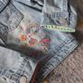 Brand New Next Girls Embroidered Denim Jacket 18-24 months Image 6