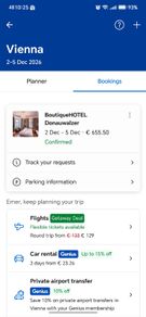 Hotel Stay in Vienna 3 nights, 2 to 5 December Double Room