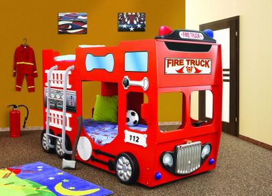 Firetruck bunk bed