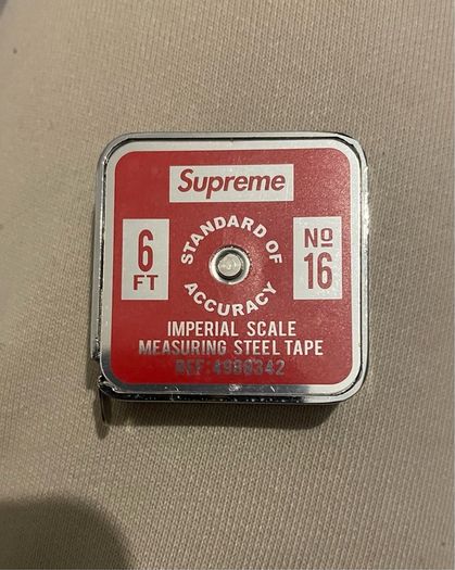 Supreme red imperial tape measure