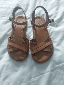 Childs Leather Sandals Zara