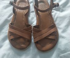 Childs Leather Sandals Zara