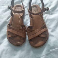 Childs Leather Sandals Zara