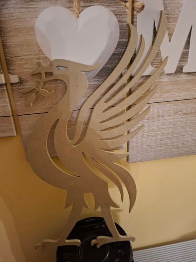 Wood Liverbirds (2) LFC  36" X 22"