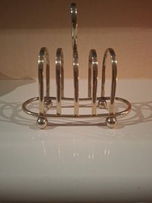 Stamped EPNS  Silver Toast Rack