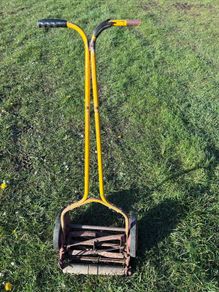 Vintage push lawnmower