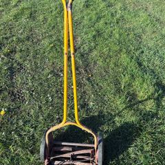 Vintage push lawnmower