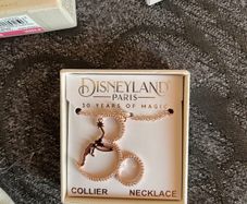 Disneyland Paris 30th anniversary necklace
