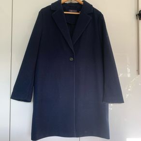 M&S Collection navy over coat. Size 18