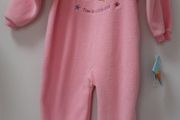 New sleepsuit tag attached
