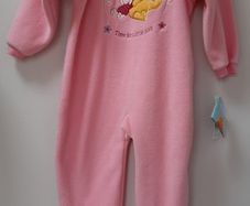 New sleepsuit tag attached