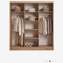 Wardrobe 3 door, Jysk Odder Image 4