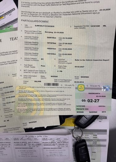 2014 Nissan Qashqai - New Nct - Taxed - Low Kms
