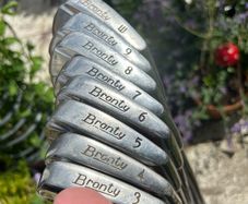 Bronty Golf Iron Set 3-PW - True Temper Steel Shafts - Full Matching Set