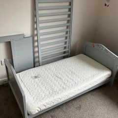 Nested Alexandra Mini Cot Bed Grey