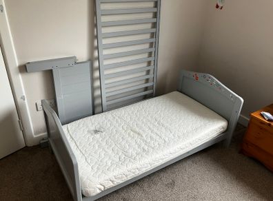 Nested Alexandra Mini Cot Bed Grey
