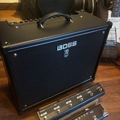 boss katana mk2 100w bundle with fcb & airstep Kat foot switches